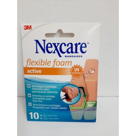 Nexcare Tiritas Flexible Foam 10uds