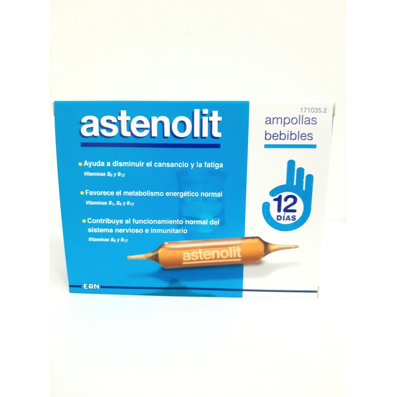 Astenolit 12 Ampollas Bebibles