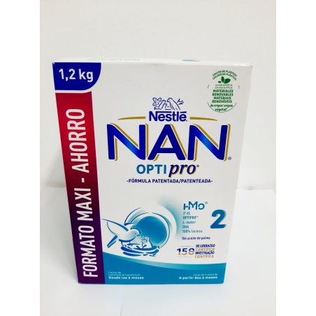 NAN 2 Optipro Formato Ahorro Maxi 1.2kg