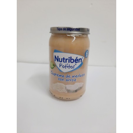 Nutriben Potito Suprema de Merluza con Arroz 235g