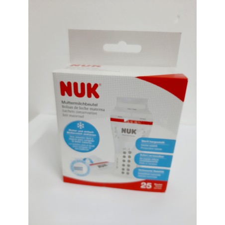 NUK Bolsas de Leche Materna 25uds