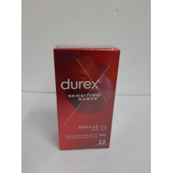 Durex Sensitivo Suave Regular Fit 12uds