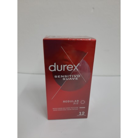 Durex Sensitivo Suave Regular Fit 12uds