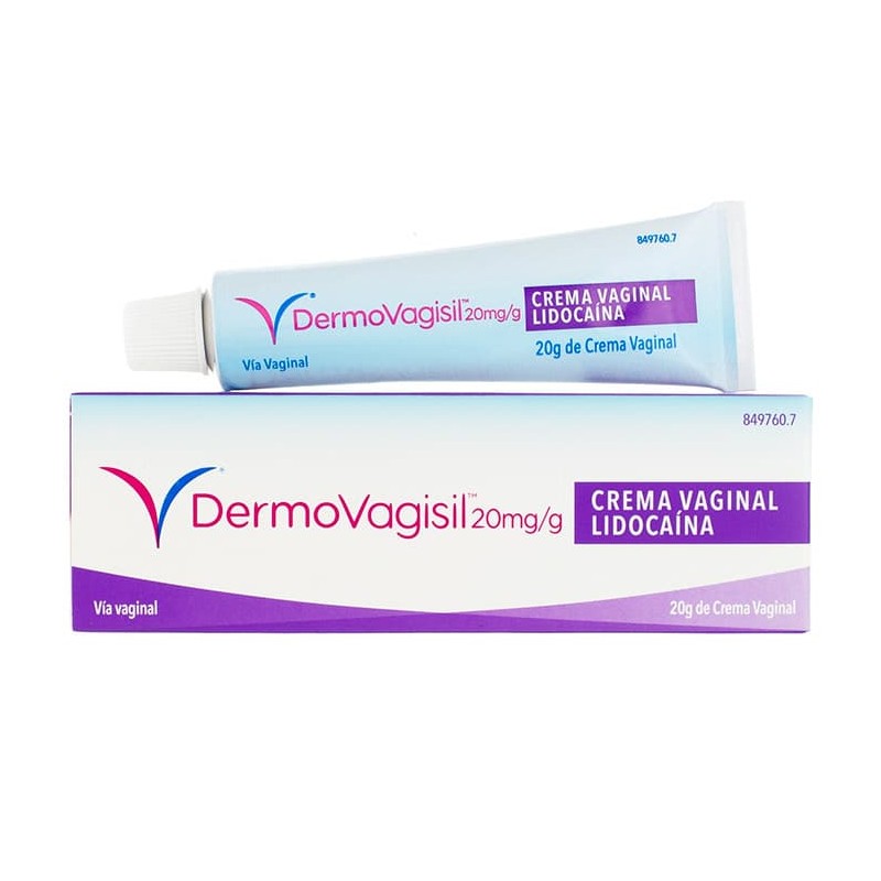 DermoVagisil Crema Vaginal Lidocaína 20g