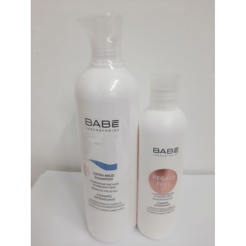 Babé Champú Extrasuave 500ml + Champú 250ml