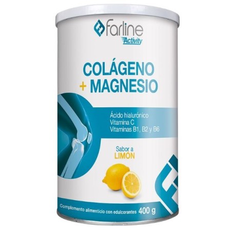 Farline Colágeno + Magnesio Sabor Limón 400g