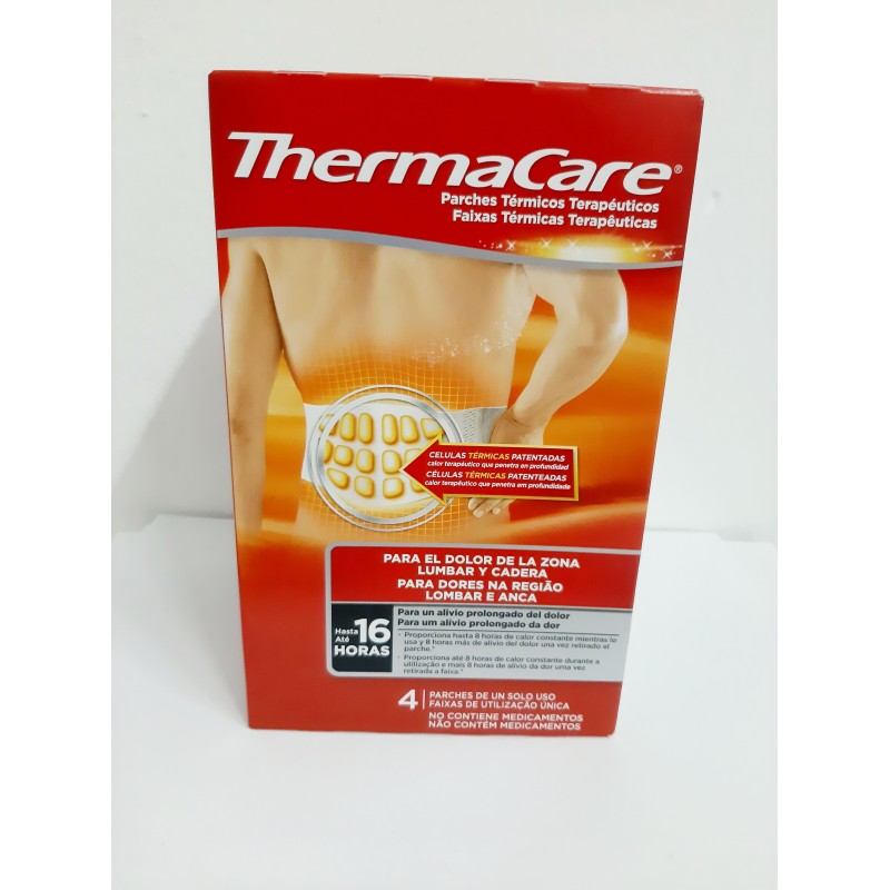 Thermacare Parche Térmico Zona Lumbar Cadera 4 parches