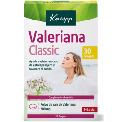 Kneipp Valeriana Classic 30 grageas