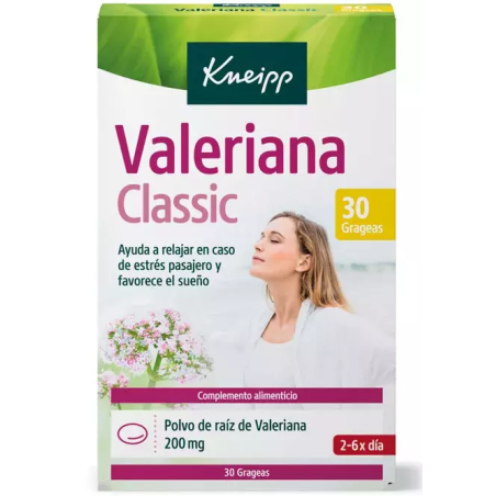 Kneipp Valeriana Classic 30 grageas