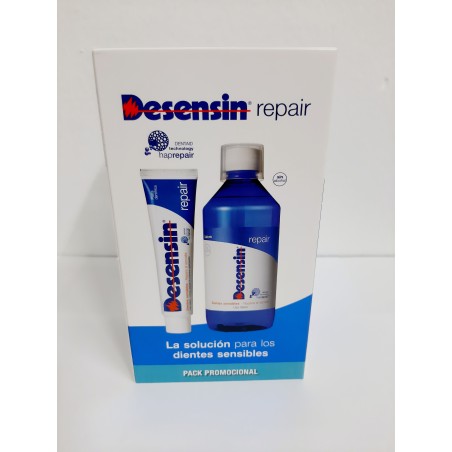 Desensin Repair Pack Colutorio 500ml + Pasta Dentífrica 75ml