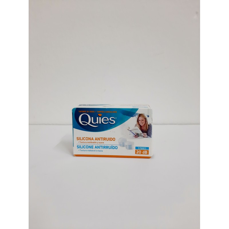 Quies Tapones de Oído Silicona 3 pares